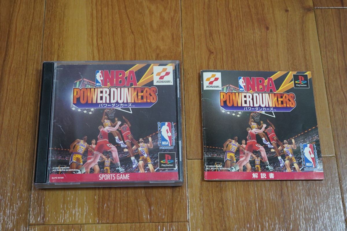 NBA Power Dunkers (In the Zone) PS1 PlayStation Complete NTSC-J