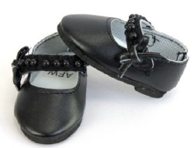 Footwear, Mary Jane Dress Shoes, Lace & Seed Pearl, "Black",