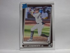 2021 Donruss #62 Jake Cronenworth RC Rated Rookies  San Diego Padres Baseball 