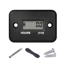 Yooreal Digital Hour Meter Maintenance For Motorcycle Lawn Mower Pressure Washer