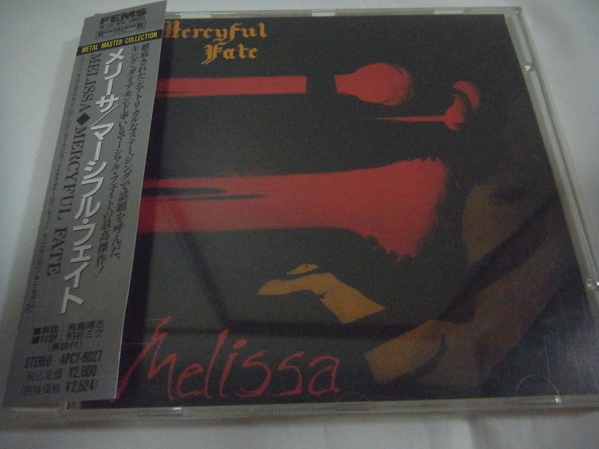 MERCYFUL FATE-Melissa JAPAN 1st.Press w/OBI Bonus Track Black 