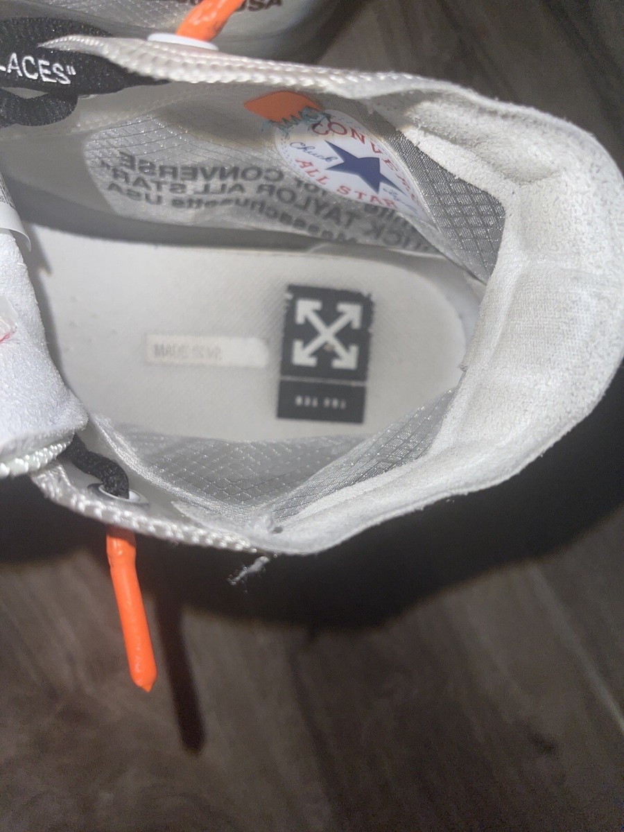 OFF WHITE x Converse ChuckTaylor All Star VOLCANIZED Hi The Ten