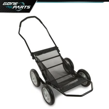 Foldable Multi Use Deer Game Recovery Cart Black 500lb Capacity Fit For Hawk Cra