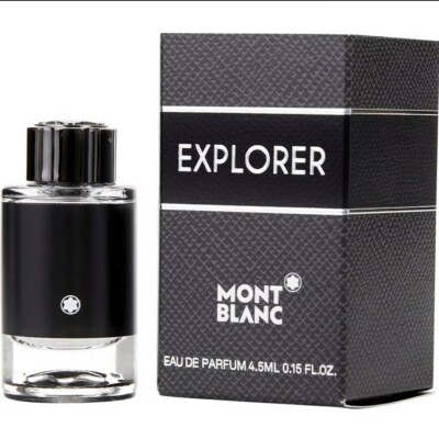 MONT BLANC EXPLORER MEN'S EAU DE PARFUM SPLASH 0.15 FL OZ / 4.5 ML NEW WITH BOX