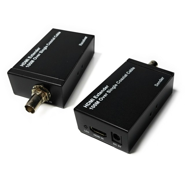 HDMI Over Single SDI or Rg6 Coax Cable Extender Balun Sender Receiver