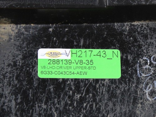 2011-17 ASTON MARTIN V8 VANTAGE GTS DASH LEFT SIDE UPPER COVER TRIM PANEL OEM - Picture 5 of 5