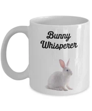 Bunny Whisperer Mug - Funny Tea Hot Cocoa Coffee Cup - Novelty Birthday...