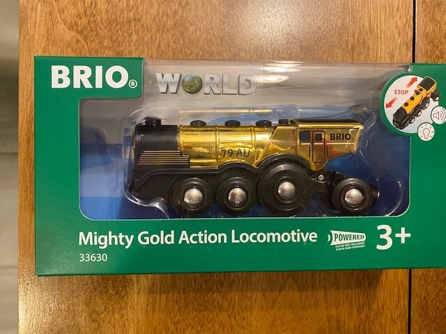 Brio Toys - Mighty Gold Action Locomotive