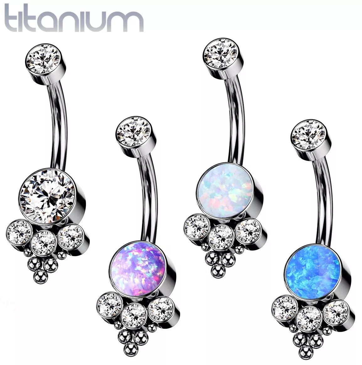 Titanium belly hotsell bars