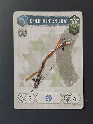 Horizon Zero Dawn Board Game | Nora Marksman, Carja Hunter Bow, Starting Card