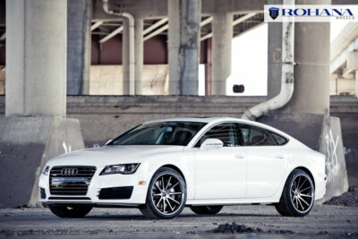 20” ROHANA RFC10 MACHINED BLACK CONCAVE WHEELS FOR AUDI A7 S7 A5