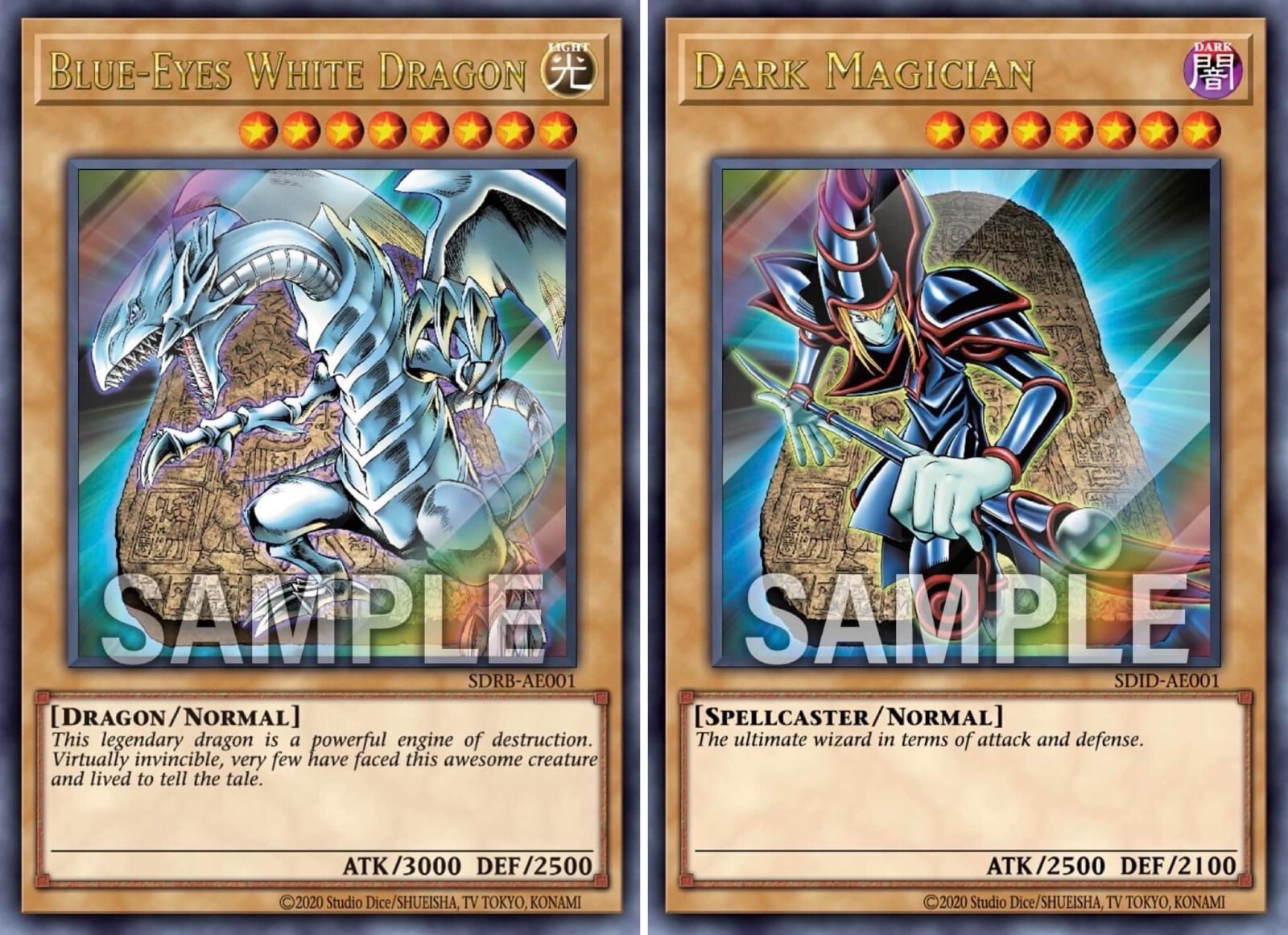 YuGiOh! Blue Eyes / Dark Magicians Structure Deck Card Asia English