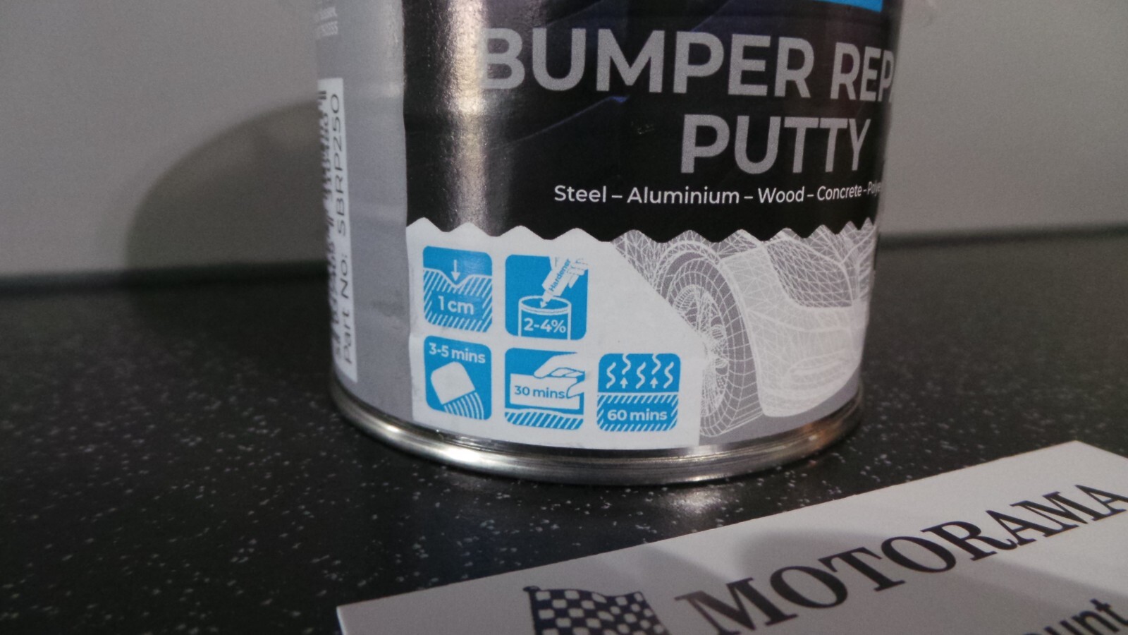 Plastic Bumper Repair Filler Fix Elastic Easy To Sand 250g Remains