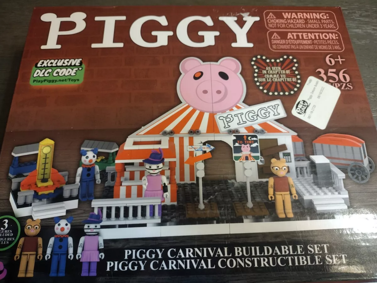 NEW Roblox Piggy Carnival Buildable Building Set w/ Figures & DLC Code 356  Pcs