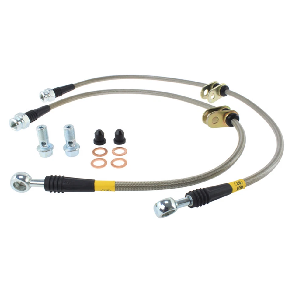 Комплект переднего тормозного троса из нержавеющей стали StopTech Centric для Honda S2000 2000-2005 годов выпуска - Изображение 2 из 4