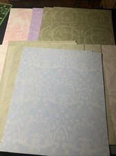 Anna Griffin 8.5" x 11  Scrapbook Paper 12 Sheets 4 