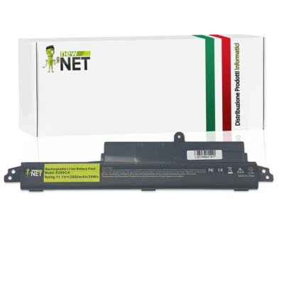 NEW NET Batteria A31N1302 A31LMH2 Asus VivoBook F200 F200MA F200CA F200M [11,1V 2600mAh]