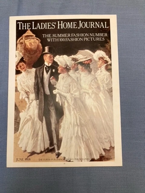 Vintage Lot Antique Vogue Magazine Cover Original Art Deco Art Print 1908-1924 - Image 3 of 4