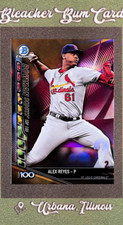 2017 Bowman Chrome #BTP-2 Alex Reyes Top 100 Scouts Rookie RC Gold Refractor /50