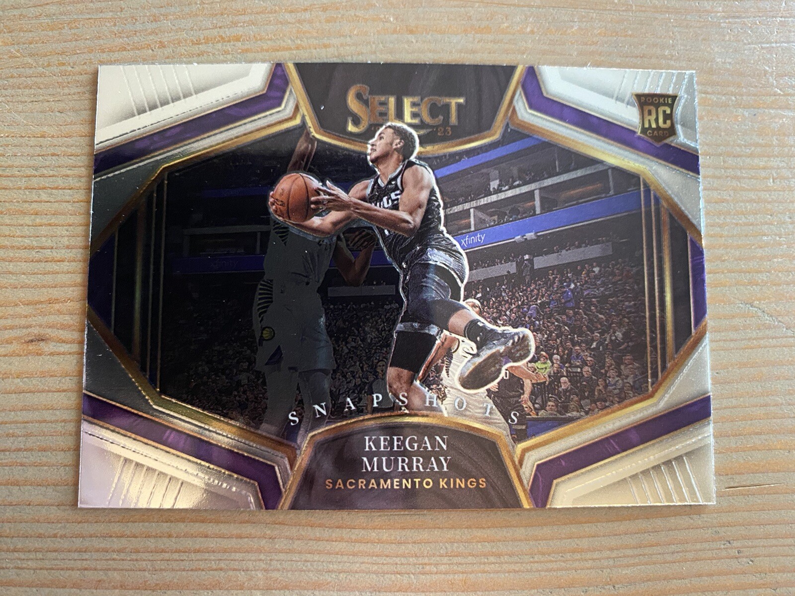 Keegan Murray 2022-23 Panini Select Rookie Snapshots #17 Sacramento Kings Rc