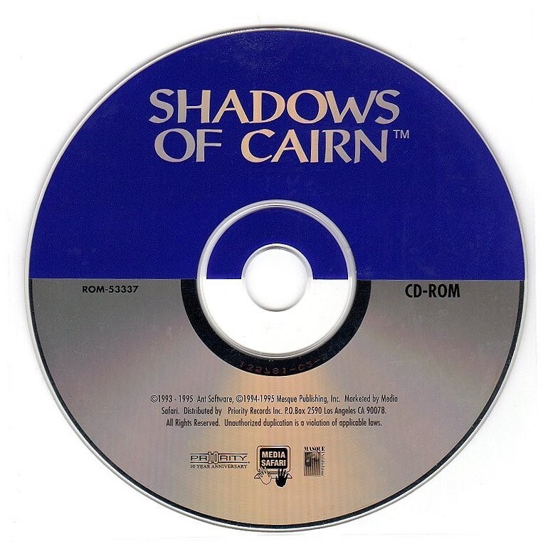 BLAM! マッキントッシュ専用CD-ROM作品 Shadows of Cairn (PC-CD, 1995
