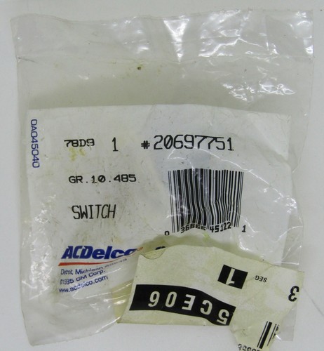 Find New Genuine General Motors Switch 84108373 OEM in Sanford, Florida