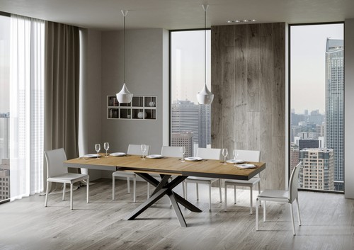 Itamoby Tavolo allungabile 90x160/264 cm Everyday Bianco Frassino telaio - Foto 5 di 5