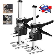 Labor Saving Arm Brick Lifter Hand Lifting Home Tool Door Cabinet Jack ClampX2