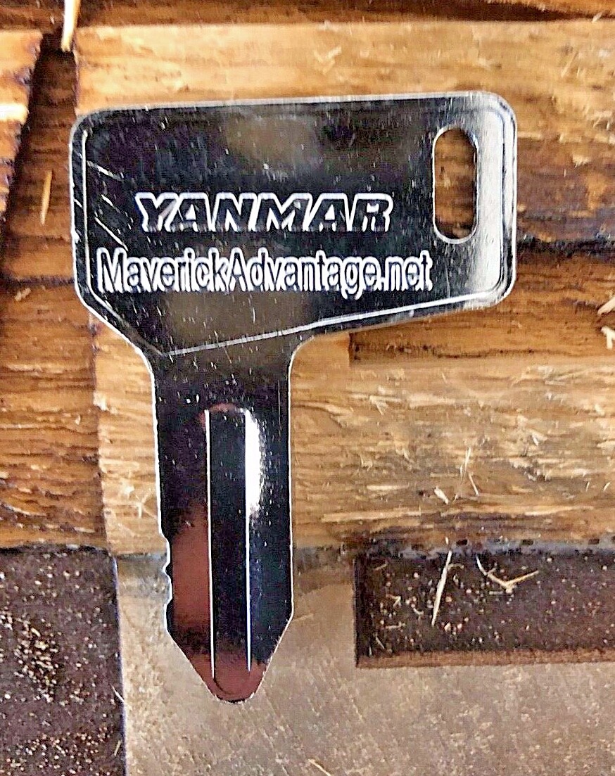 2 keys fits Yanmar & Takeuchi Excavator Heavy Equipment