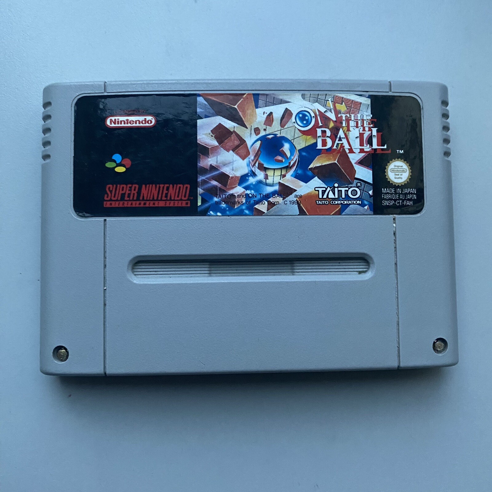 Jeu Super Nintendo - On The Ball - Snes Super Nes FAH
