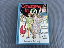 Vintage Copyright 1924 "Grampa In Oz" Book - Wizard of Oz - L. Frank Baum -Clean