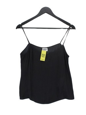 Mtwtfss Weekday Women's T-Shirt M Black 100% Polyester Basic