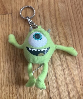 Monsters Inc Disney Pixar Small Plush Keychain Mike Key Ring Bag Clip