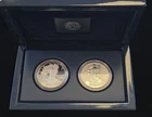 2012 S American Silver Eagle Proof Set 2 Coins