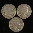 1935 Buffalo Nickel  PDS 3 Coin Set. #JRRC-12