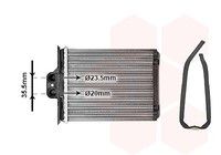 VAN Wezel WäRmetauscher, Innenraumheizung U.A. FüR Opel, Saab