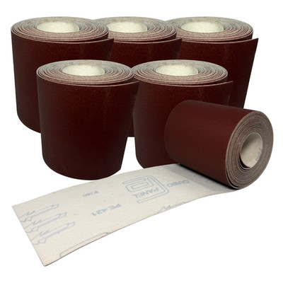 Schleifpapier Schleifrolle Klett 115 mm gemischte Körnung Pack P40 bis P320 5/10 Meter