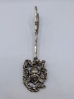 Rare Vintage Gothic Gargoyle Ornate Italian Plated Pastry Vegetable Toast Tongs