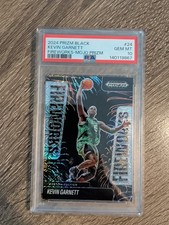 2024 Panini Prizm Black Kevin Garnett Fireworks Mojo /25 Celtics PSA 10 GEM MINT