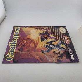 Castlequest - Case Only - Nintendo Nes -  Authentic Slip Art (No Game No Manual)