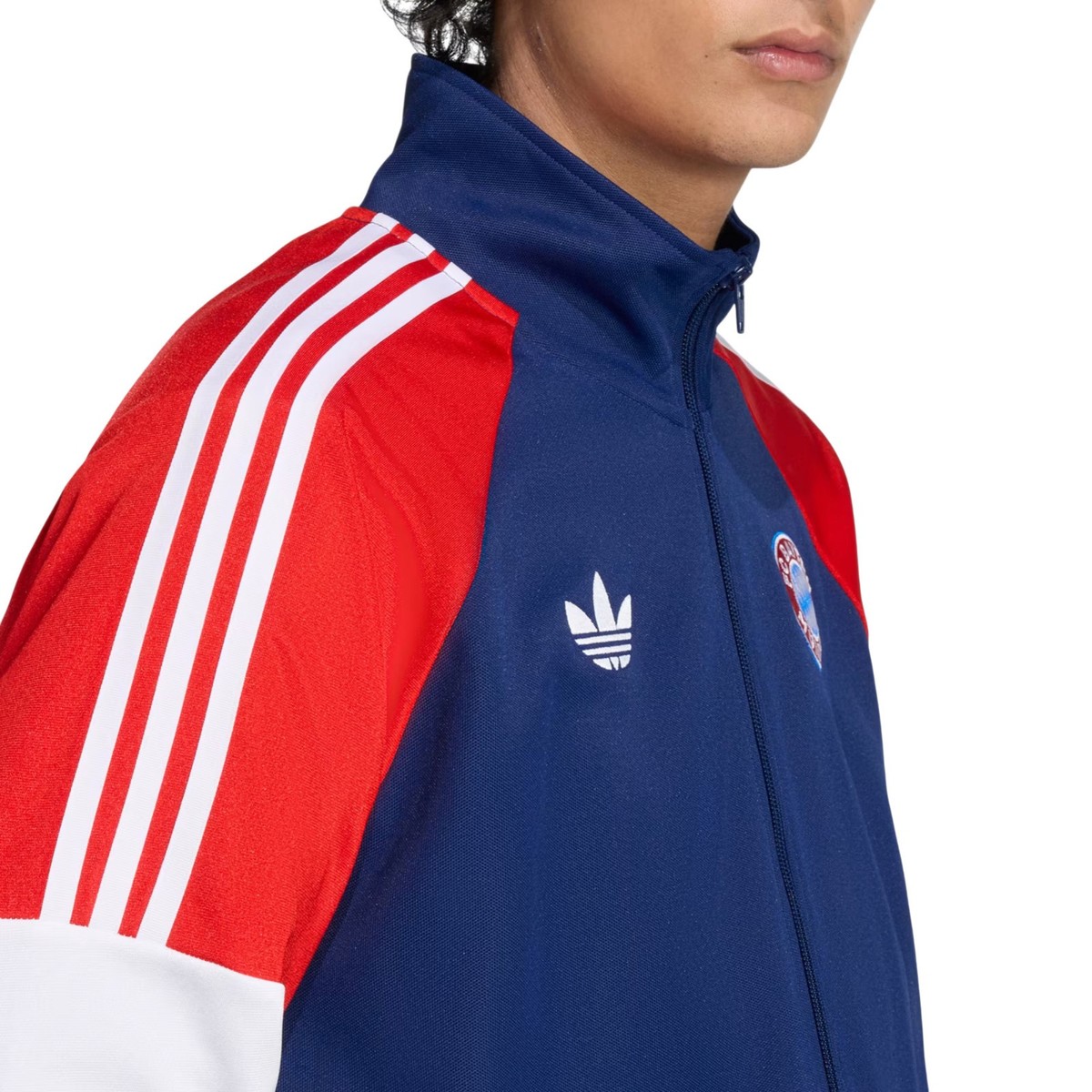 Men's Adidas Originals Blue Red FC Bayern Munich LFSTLR Track Top