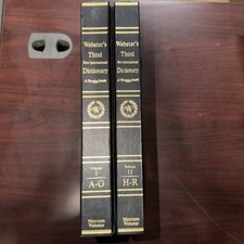 Websters Third New International Dictionary- ...