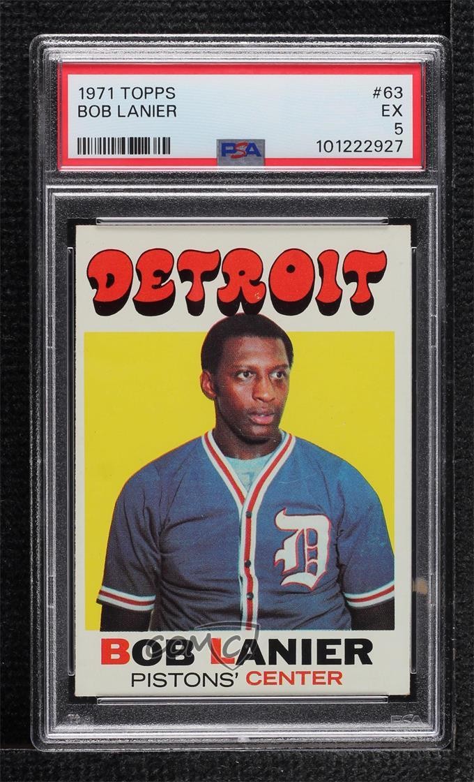 1971-72 Topps Bob Lanier #63 PSA 5 HOF 0d6c