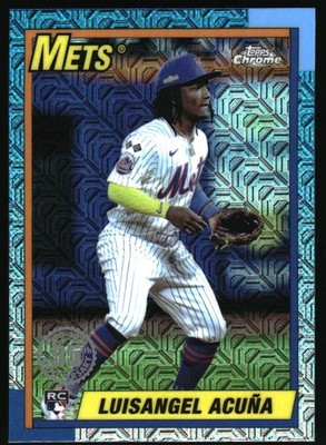 2025 Topps #T90C-128 Luisangel Acuña 1990 Topps Baseball 35th Anniversary