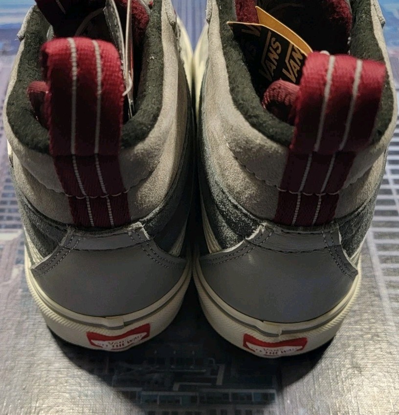 VANS SK8 Hi MTE-2 Primaloft Shoes Grey/Maroon Mens Size 8  display picture 3
