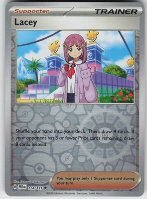 PO-01 Reverse Holo Lacey - 114/131 SV: Prismatic Evolutions