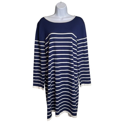 STS Sail To Sable Womens Blue White Nautical Striped Tunic Dress Size XL Coastal | eBay STS Sail To Sable Womens Blue White Nautical Striped Tunic Dress Size XL Coastal | eBay