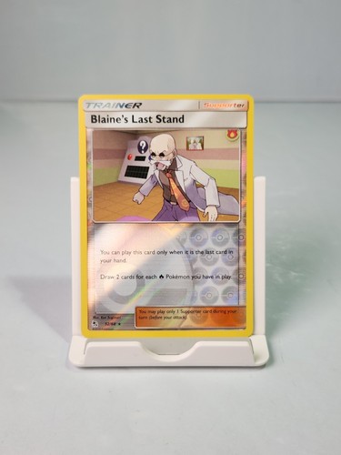 Blaine's Last Stand 52/68 Reverse Holo Rare Hidden Fates Pokemon