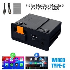 Wireless Type-C Mazda CarPlay Android Auto Module Adapter Retrofit Fit for Mazda