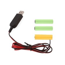 BAIMOQI Power Converter USB to 4.5V AA Battery Eliminators Replace 3pcs 2m